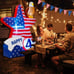 4th of July Inflatable Star American Flying Bald Eagle 5.2FT