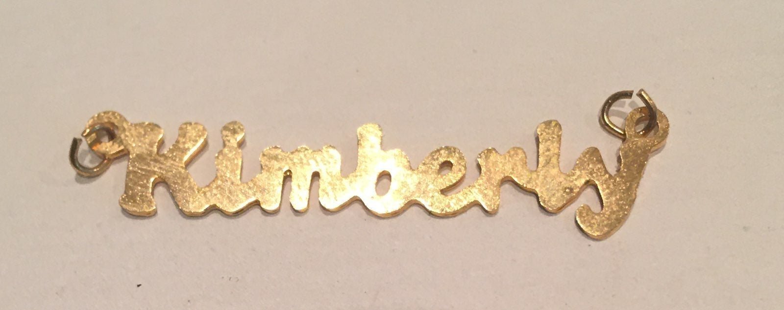 Gold Kimberly Necklace Charm