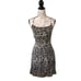 Vintage 90s MERIVALE AUSTRALIA lined Snake print dress S