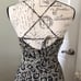 Vintage 90s MERIVALE AUSTRALIA lined Snake print dress S