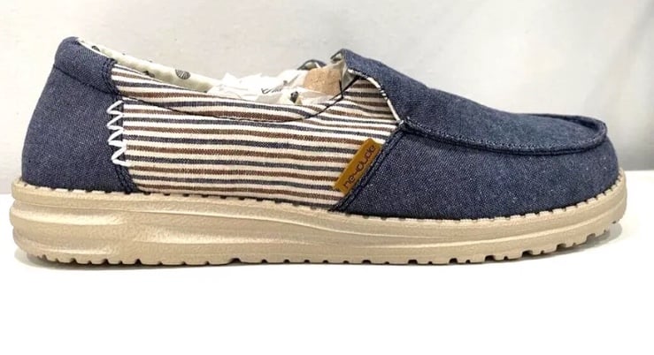 Hey Dude Women's Misty Blue Barbados Slip On - size 11