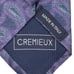 Daniel Cremieux Purple Paisley 100% Silk Neck Tie Made In Italy