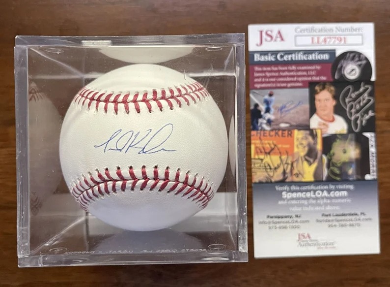 Jarred Kelenic Signed Autographed Official Major League (OML) Baseball Seattle M