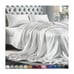 Luxury Satin Full Bed Sheet Set With 15 Deep Pocket White