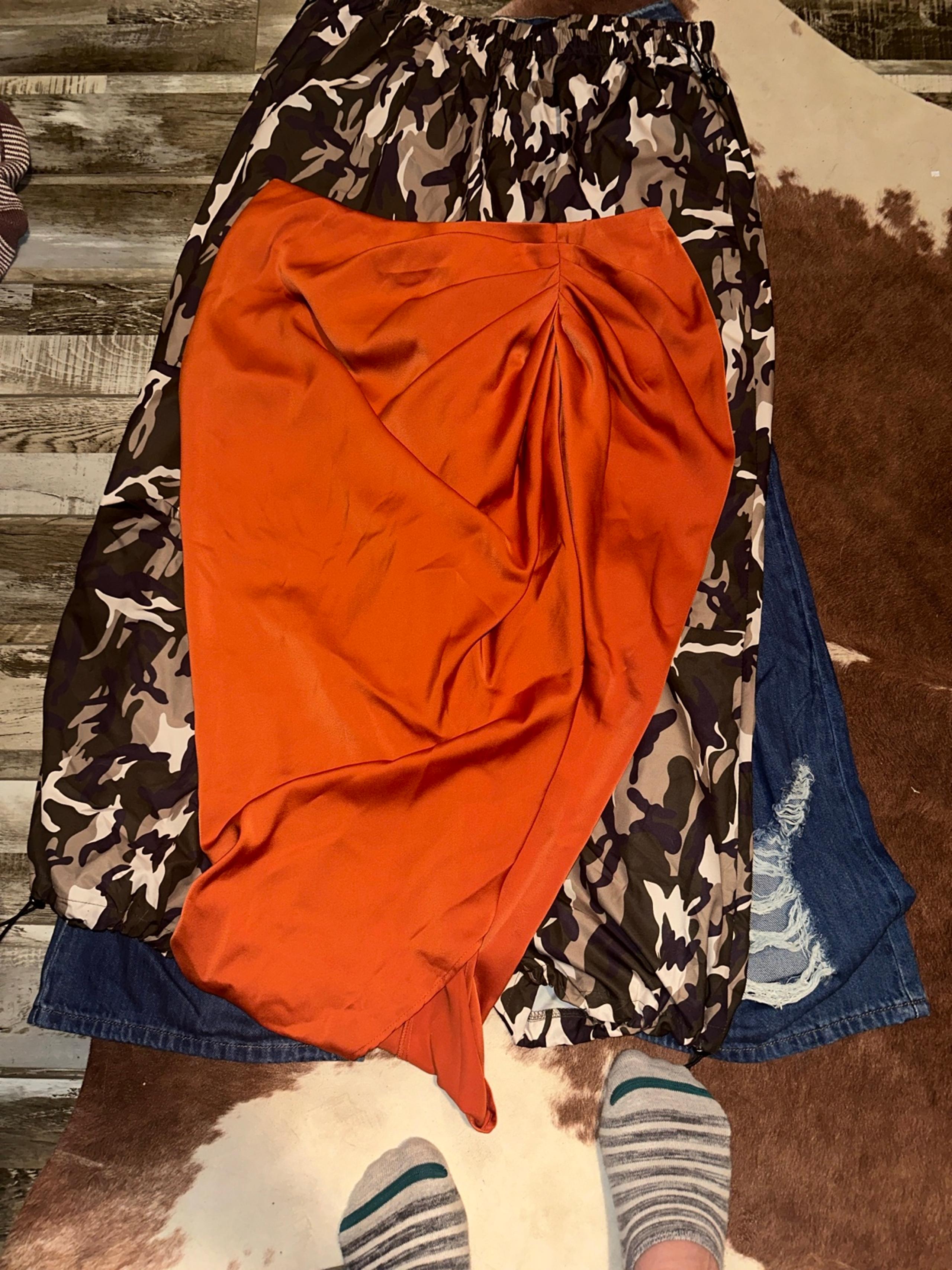 satin skirt