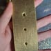 Michael Kors Gold MK Buckle Shiny Textured Belt SZ: M NWOT