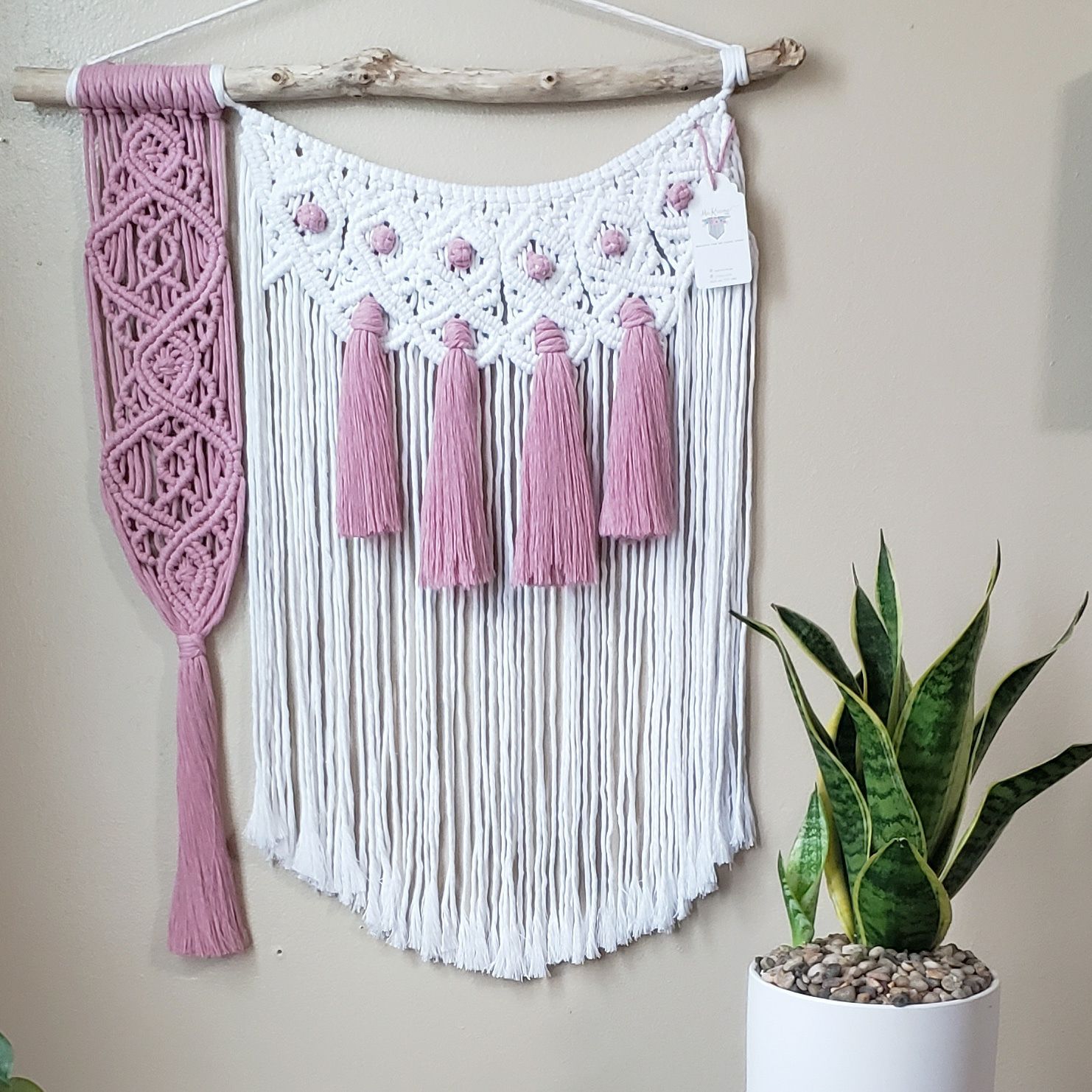 macrame wall hanging