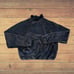 Nike Court Tennis Fall London 1/4 Zip Black Velour Jacket Women Size Small
