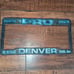 RARE Chrysler Pro Jeep 5 Star Denver Colorado 104th Ave License Plate Frame Car