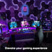 Halloween Ghost Neon Sign Pink Blue - Led Lights for Game Room Neon Sign