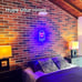 Halloween Ghost Neon Sign Pink Blue - Led Lights for Game Room Neon Sign