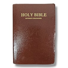 1985 KJV Dugan Bible Original King James Version Brown Bonded Leather Red Letter