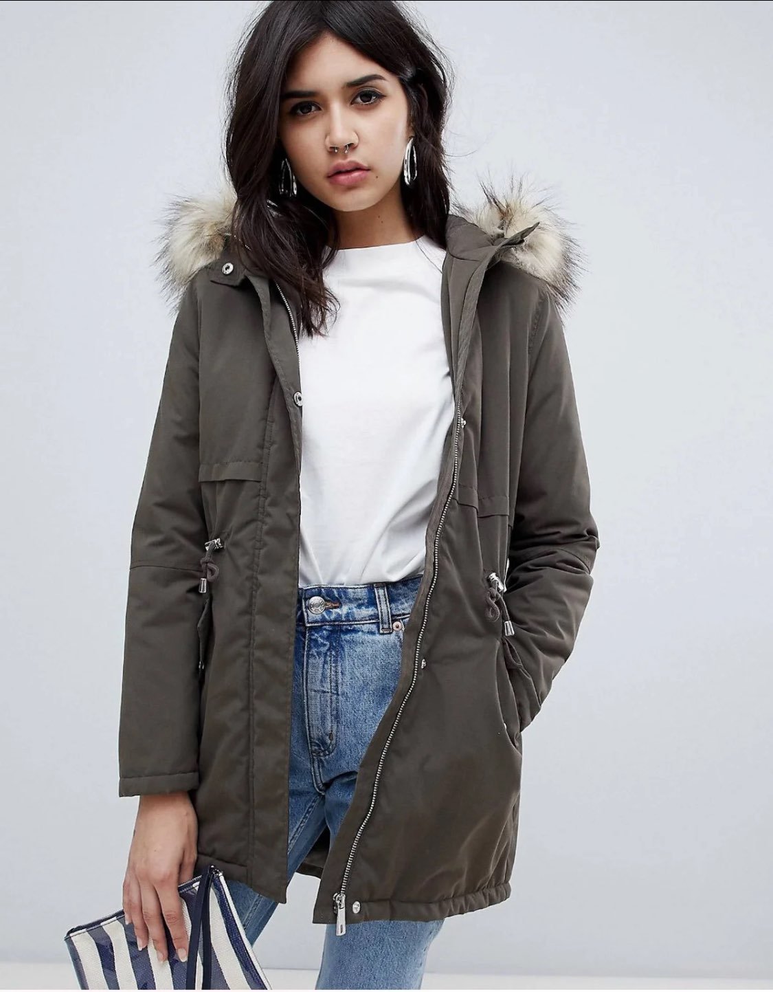 ASOS Zipper Parkas for Women Mercari