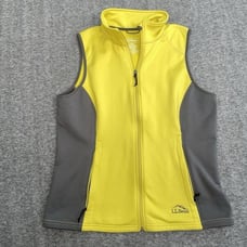 LL Bean Pro Stretch Fleece Performance Vest Womens Sz L Hiking Outdoors Gorpcore