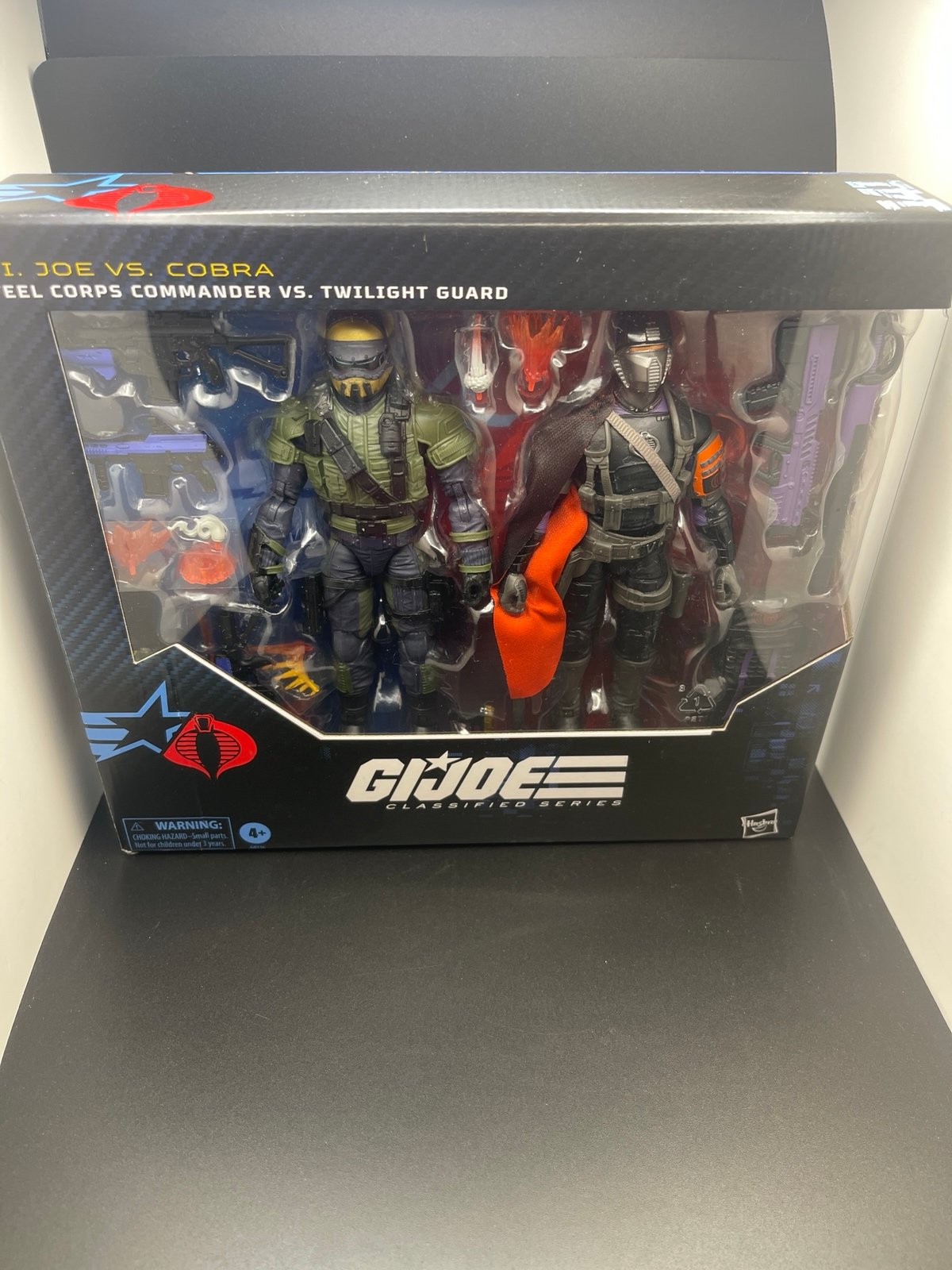 G.I. Joe 6 Classified Series Steel Corps Commander vs Twilight Guard