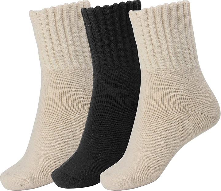 Boot Socks for Women Winter Solid Thick 3 Pack