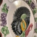Ceramic Turkey Serving Tray Large Vintage
