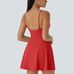 Halara Softlyzero Plush Backless Adjustable Strap 2-in-1 Pocket Mini Dress NWT