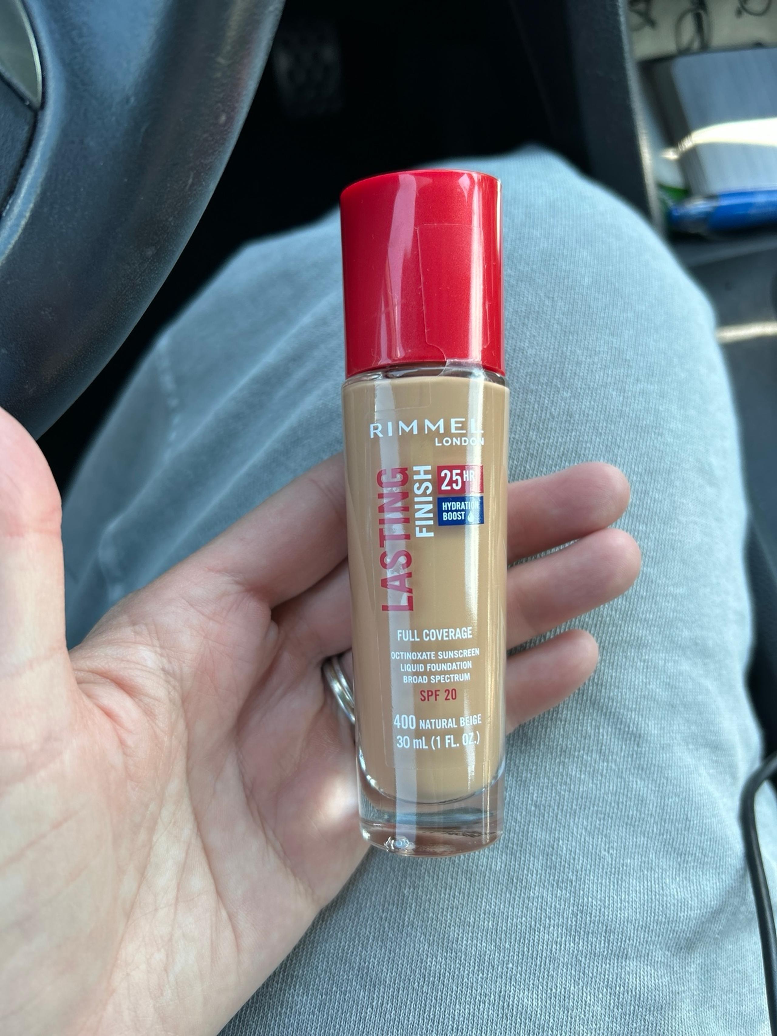 RIMMEL LASTING FINISH FOUNDATION 400 natural beige NEW