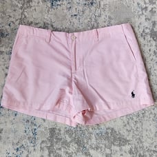 Polo Ralph Lauren Women's Size 8 Chino Light Pink Shorts 100% Cotton