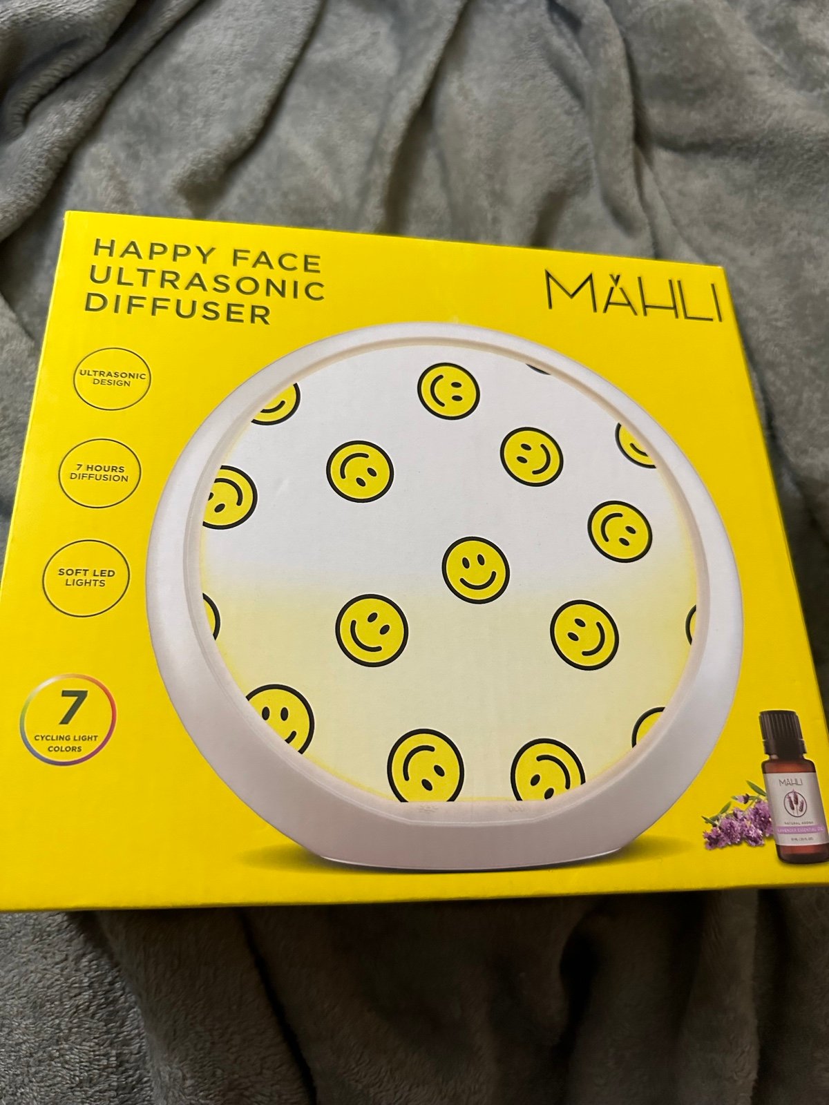 Mahli happy face ultrasonic diffuser / new open box