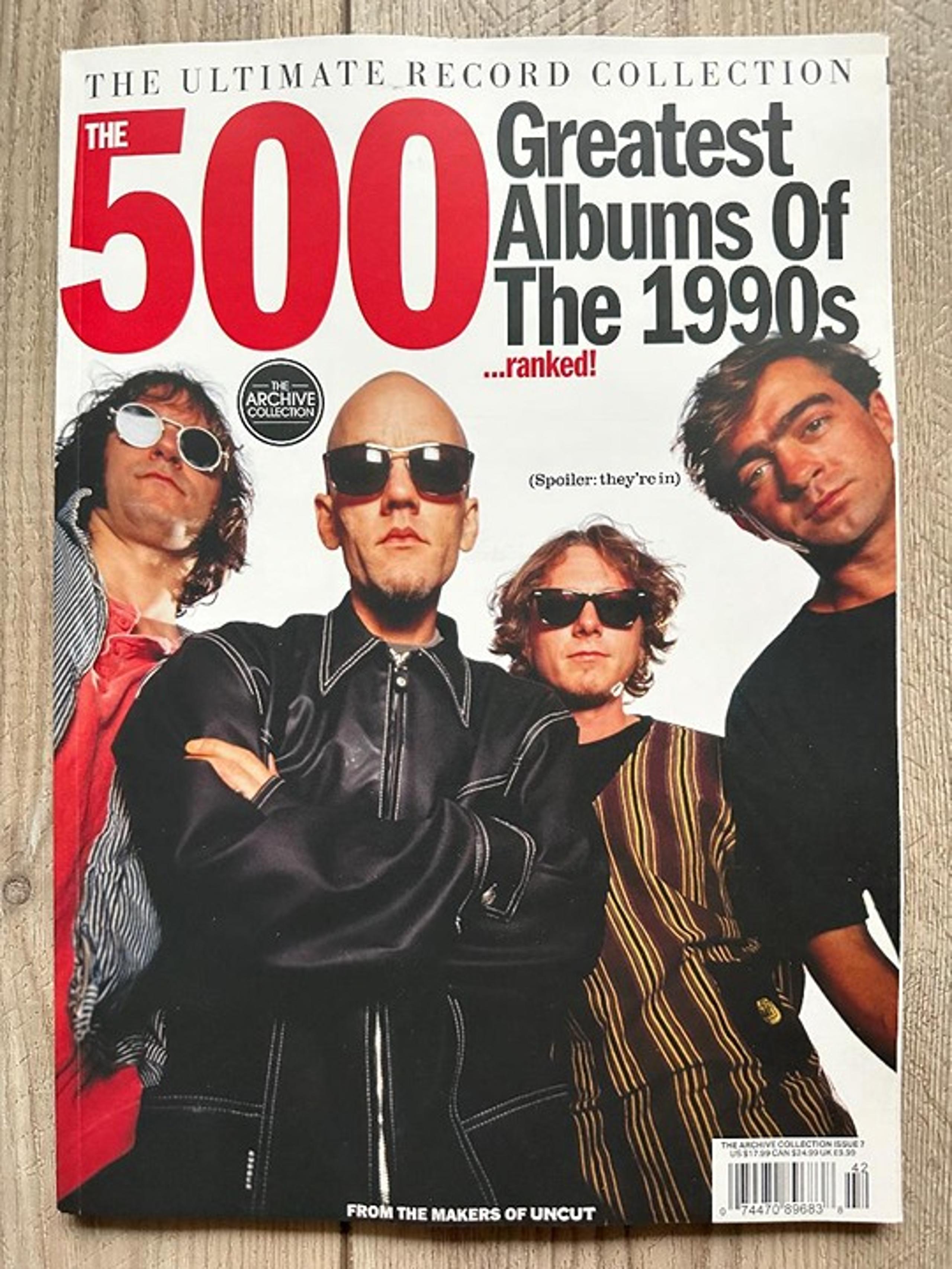 2024 UNCUT 500 GREATEST ALBUMS Of The 1990s 122 Page Music GUIDE SPECIAL EDITION