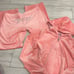 NWT juicy couture Strawberry ice pink track suit size xl Bedazzled butt and ba