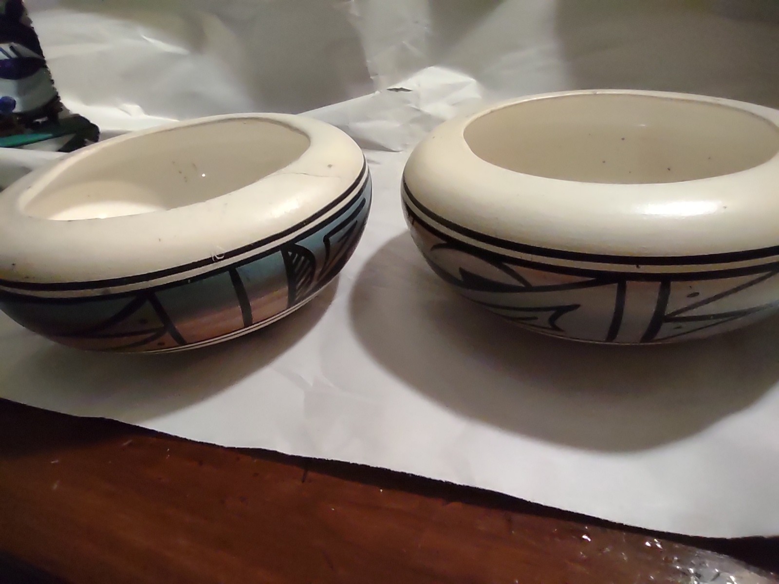 Vintage signed Navajo pottery