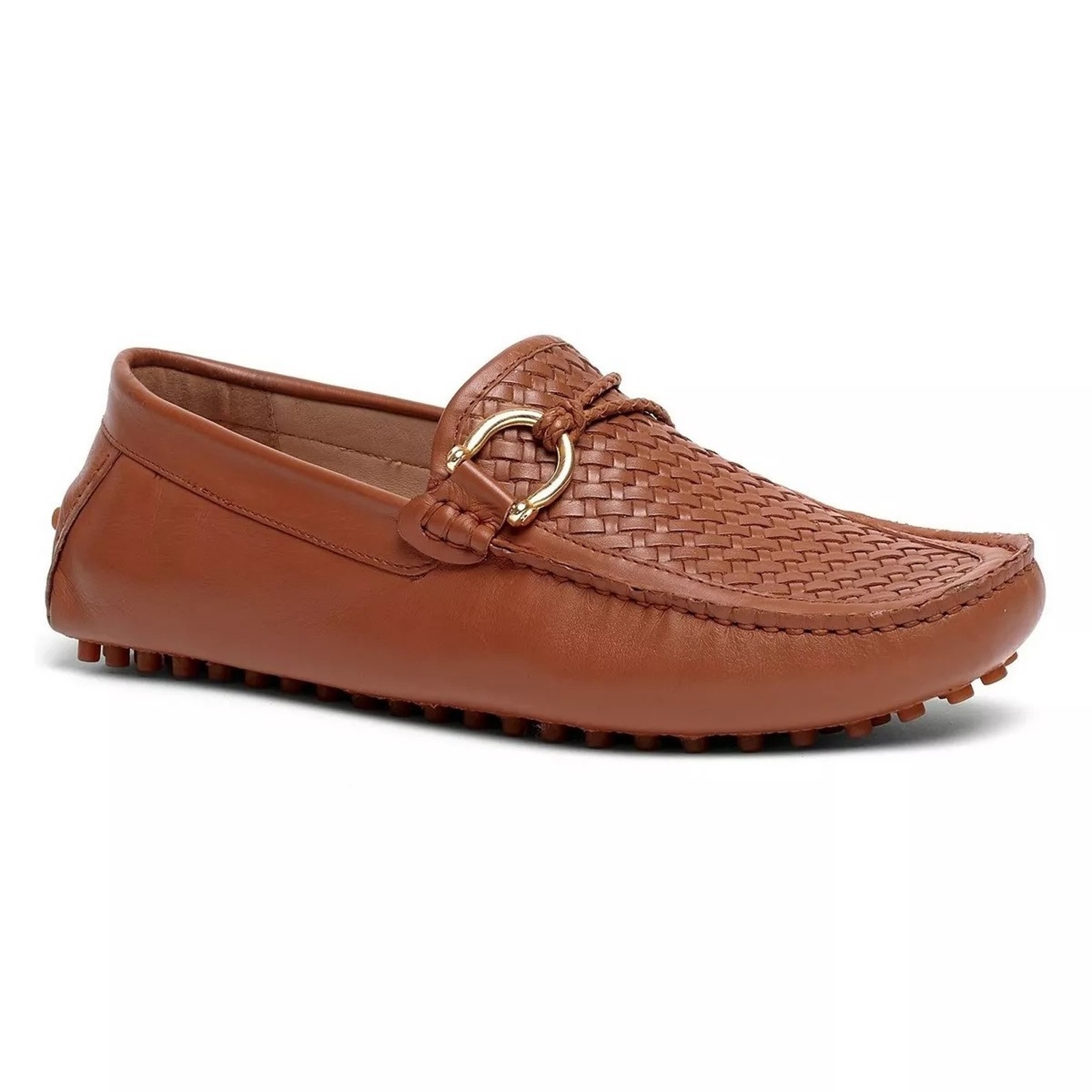 Carlos by Carlos Santana Men Slip On Bit Loafer Malone Size US 10.5D Tan Leather