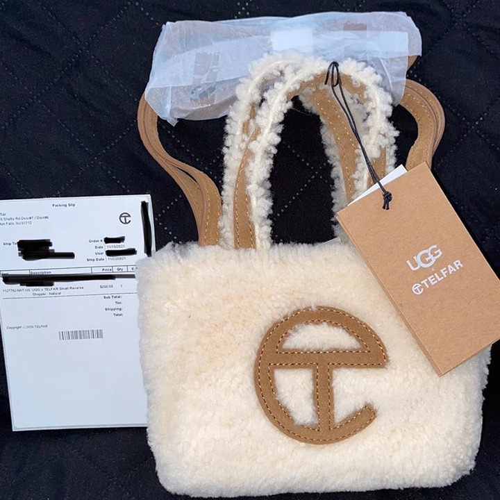 Small Reverse Shopper bag - Natural