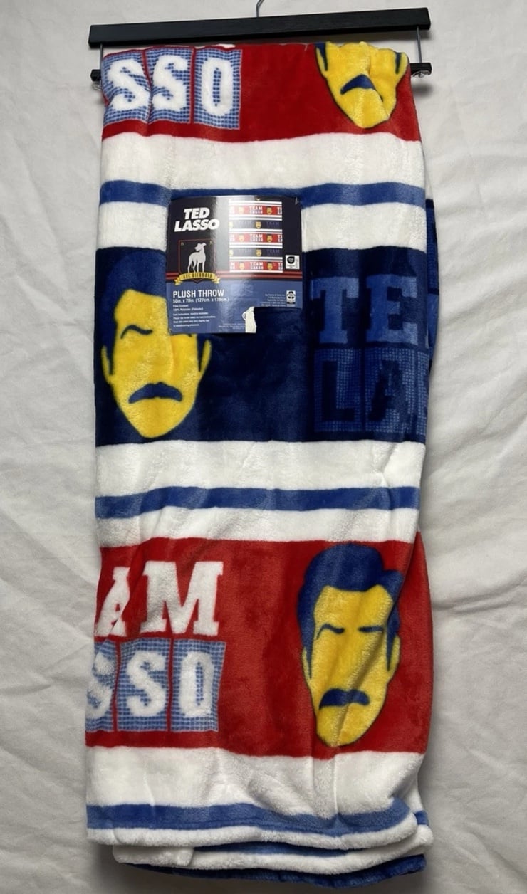 Ted Lasso Team Lasso Plush Throw Blanket 50x70