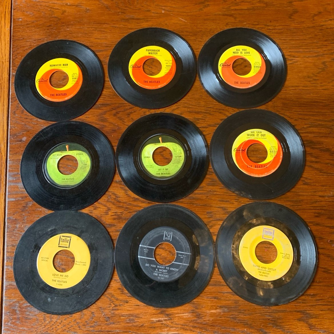 Beatles 45 Vinyl Lot
