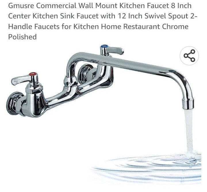 Brand new faucet fixture