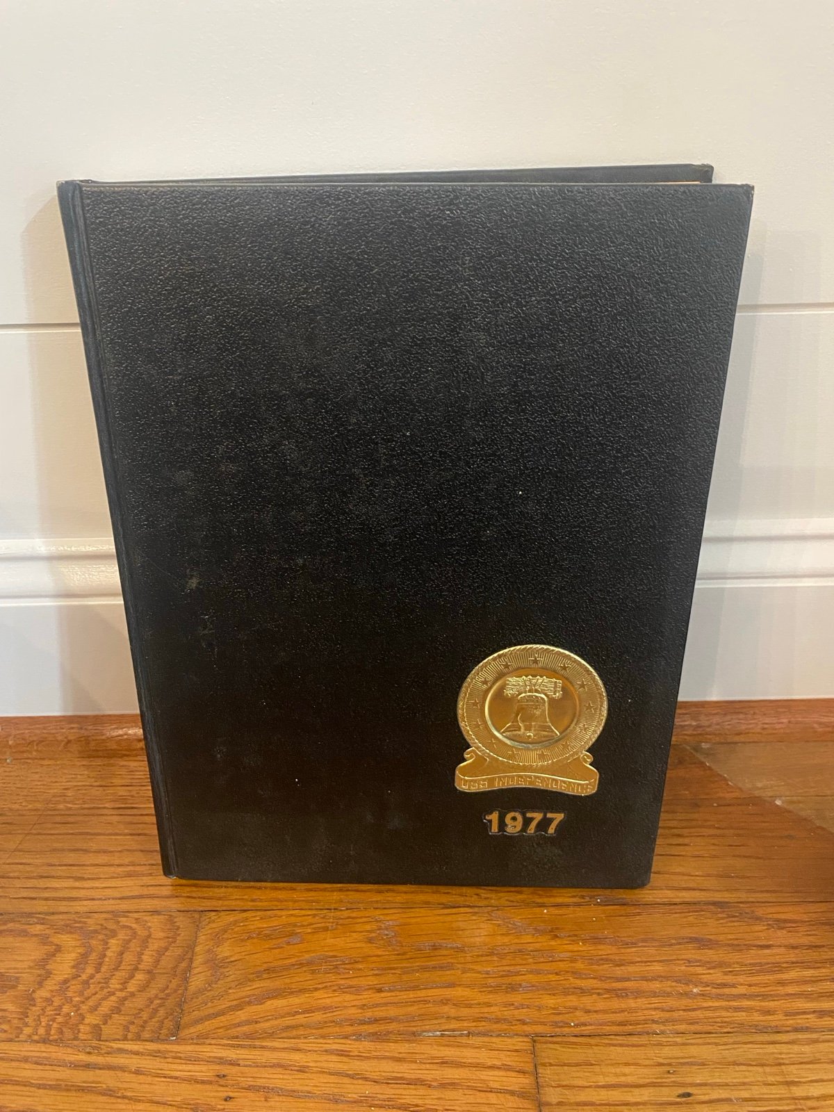 USS Independence CV-62 1977 Mediterranean Cruise Book Hardcover Vintage
