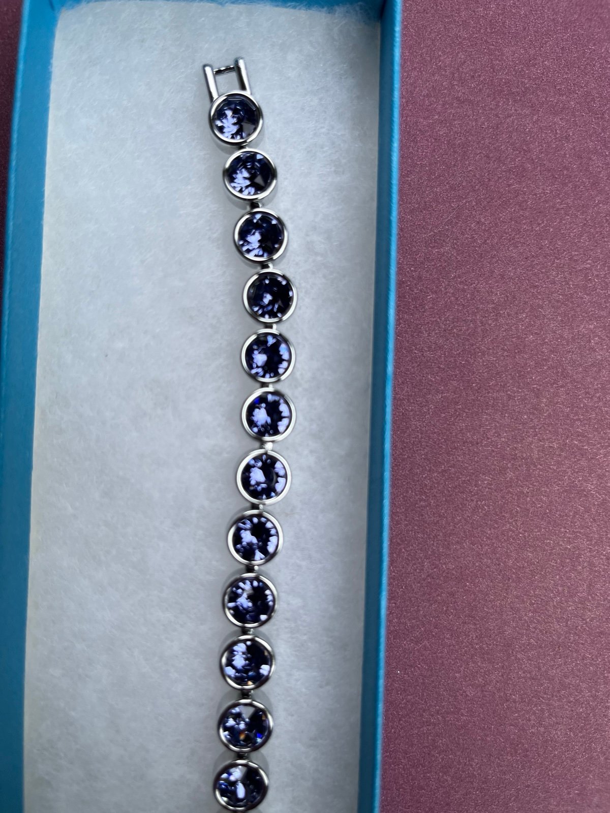 Touchstone by Swarovski dark purple ice bracelet