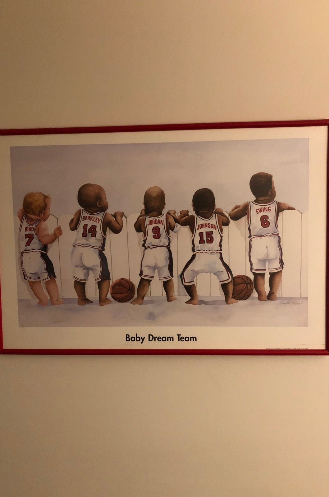 The original Baby Dream Team Poster