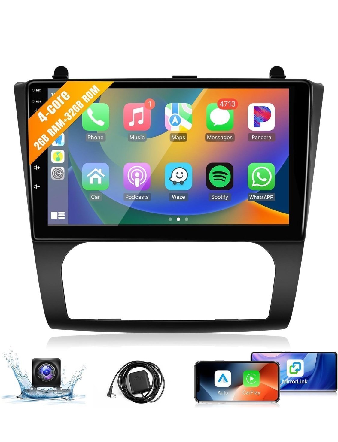 Android 12 Car Radio for Nissan Altima 2008 2009 2010 2011 2012 Wireless Carplay