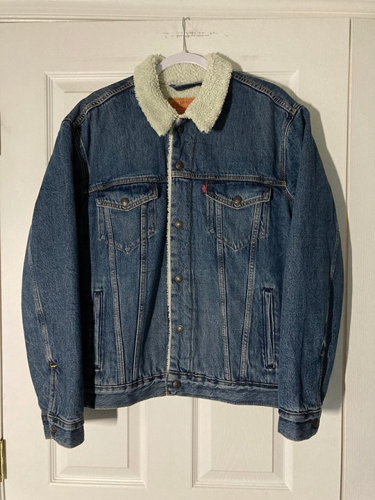 Levis Denim Jacket (Mens L/Large) (Short Fit)