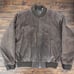Men's Roundtree and York Suede Bomber Jacket, Size Large