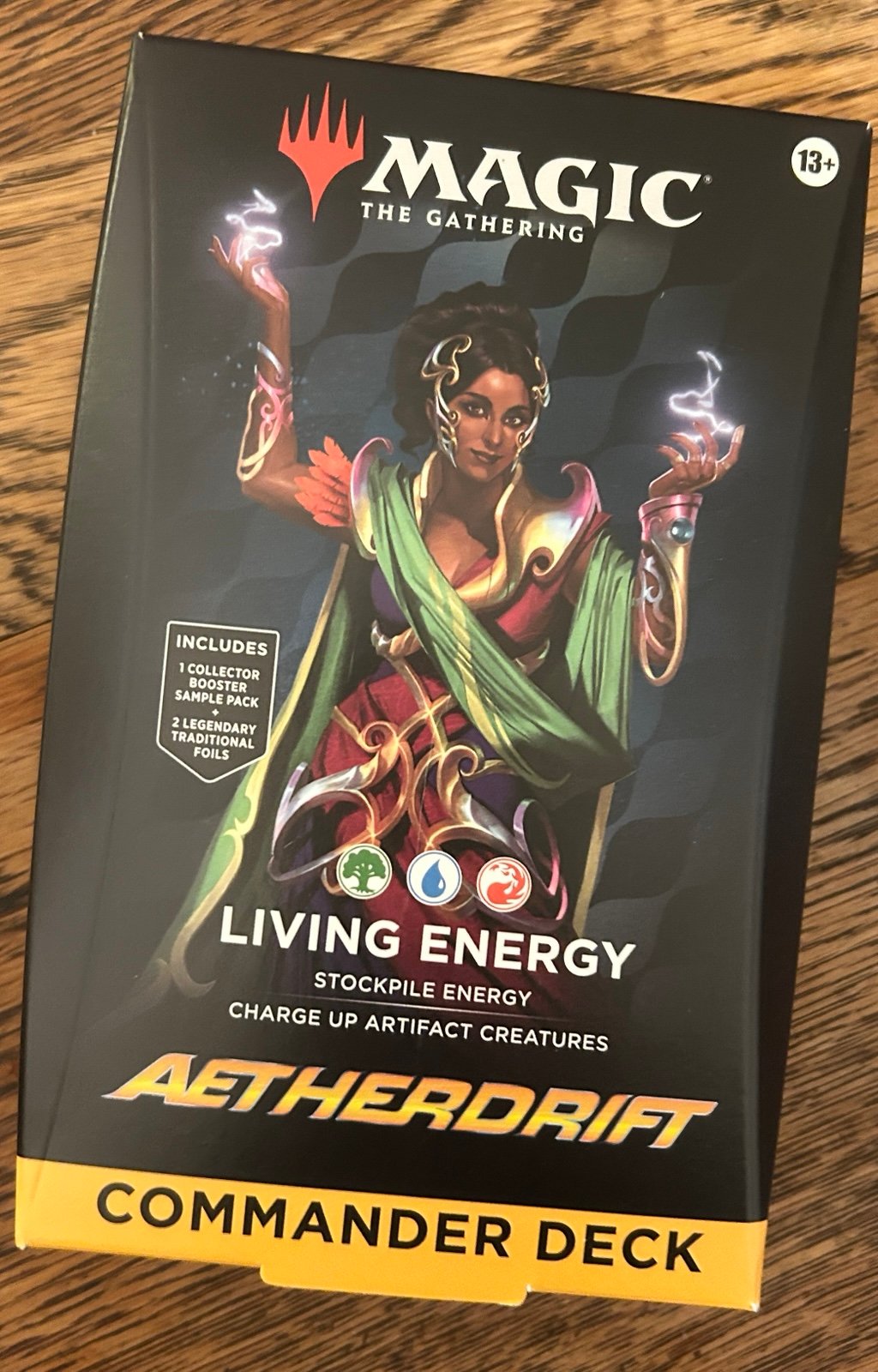 Sealed Magic the gathering Commander Aetherdrift Deck Living Energy mtg