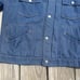 Vintage 70s JCPenneys Ranch Craft Denim Button Down Shirt Jacket Shacket Lined