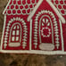 Gingerbread house beaded chargers set of two