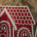 Gingerbread house beaded chargers set of two