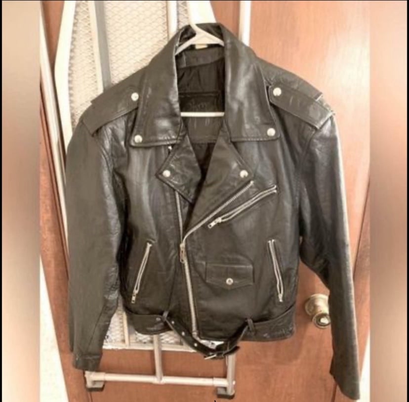 Vintage Gipsy By Mauritius Ramones Cropped Black Women's Leather Jacket