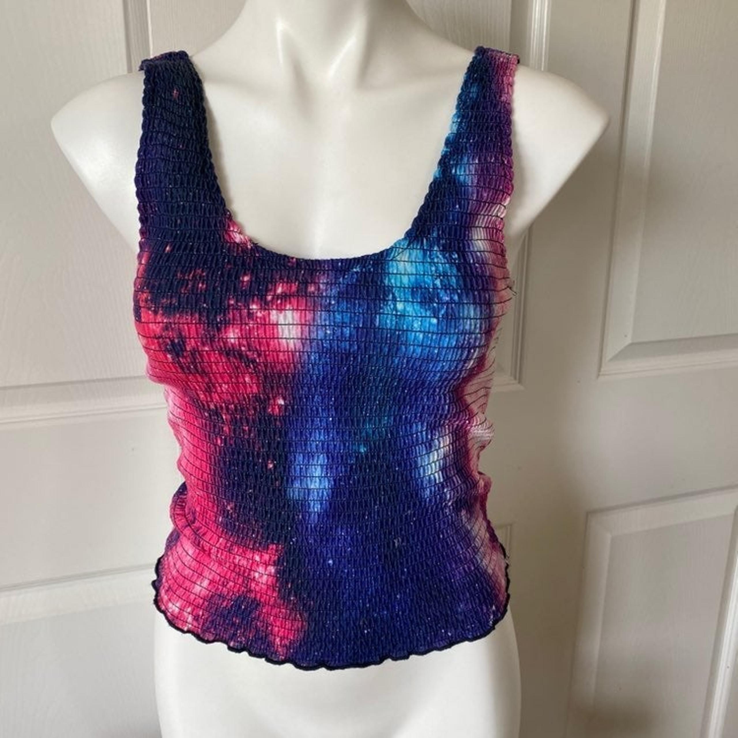 Hot Topic Galaxy Tube Tank Top  M