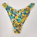 L*Space Cabana Bikini Bitsy Bottom in Yellow Floral Size Medium NWT