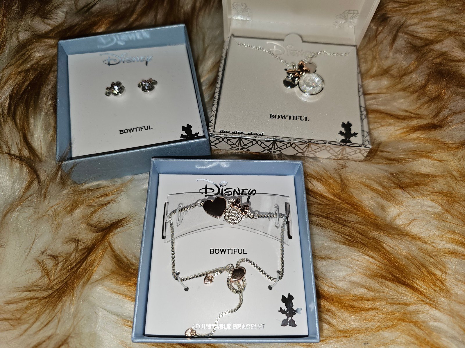 Disney jewelry set Earrings, Bracelets and necklace