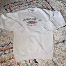 Vintage Longaberger embroidered Crewneck medium