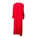 Juicy Couture Red Embroidered Lace 2 Piece Abaya Kaftan Dress Red Small NWT
