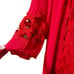 Juicy Couture Red Embroidered Lace 2 Piece Abaya Kaftan Dress Red Small NWT